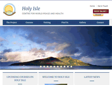Tablet Screenshot of holyisle.org